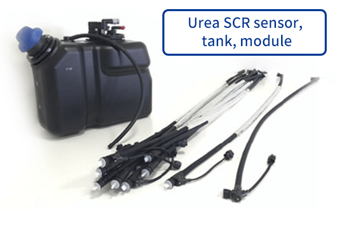 Urea SCR sensor, tank, module